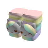 ♡ adorable pastel rainbow nyancat shoes