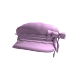 adorable pink beret with a bow