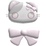 ♡ ꒱ adorable pink kawaii kitty hairclip !
