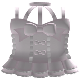 ♡ adorable pink ruffled corset dress with bows 