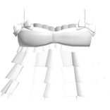 adorable ruffled babydoll dress in white