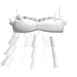 adorable ruffled babydoll dress in white