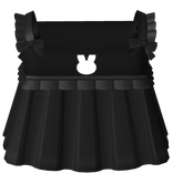 ♡ Adorable Ruffled Bunny Shirt in Black