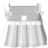 ♡ Adorable Ruffled Bunny Shirt in White