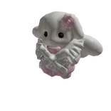 Adorable Soft Pink Teddy Bear Fairy Protecto