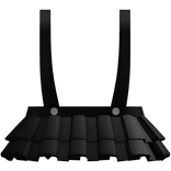 ♡ adorable  suspender dress in black 