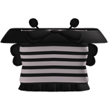 ꒰┊adorable valentines bee dress in black & pink