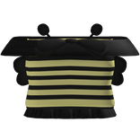 ꒰┊adorable valentines bee dress in black & yellow