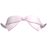Adorable White and Pink Polka-Dot Bow w Cat Ears