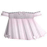 Adorable White and Pink Polka-Dot Ruffle Dress