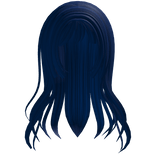 ♡ ꒰ adorable wispy doll hair in blue