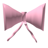 Aesthetic Pink Hair Bow Accessory