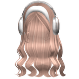 Aesthetic Wavy Hair HeadphoneHeadband Dirty Blonde
