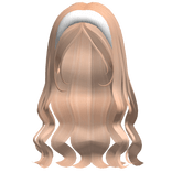 Aesthetic Wavy Hair w Headband (Blonde)