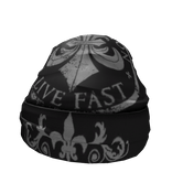 Affliction grunge Black Beanie
