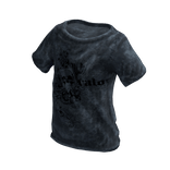 Affliction grunge emo  distressed blue shirt