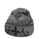 Affliction grunge White  Beanie