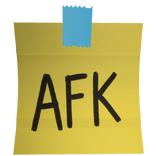 AFK Sticky Note Mask