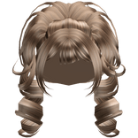 agejo gyaru summer curls in milk tea