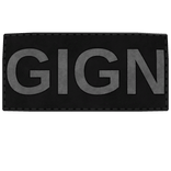 AJPC Gendarmerie Nationale "GIGN" patch [Black]
