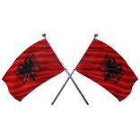 🇦🇱 Albania Shoulder Double Flag