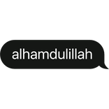 alhamdulillah text bubble