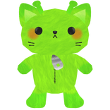 Alien Cat Plush Backpack