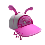 Alien Raver Hat - Pink White