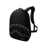 All Black UNKUT Shark Mens Off Shoulder Backpack