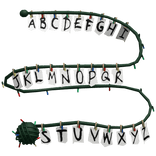 Alphabet Aura Christmas Lights
