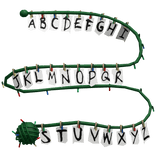 Alphabet Aura Christmas Lights