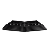 Alt E-Girl Black Pleated Skirt w/ Chains & Studs