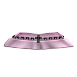Alt E-Girl Pink Pleated Skirt w/ Cross Belt