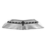Alt E-Girl Silver Pleated Skirt w/ Cross Belt