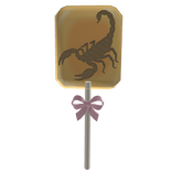 amber scorpion sucker orange and pink