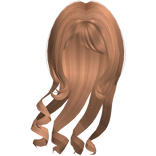 amber windy blown gyaru curly wavy side part hair