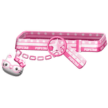 Amekaji Gyaru Harajuku Kitty Belt Pink 1.0