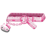 Amekaji Gyaru Harajuku Kitty Chain Belt Pink 