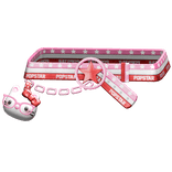 Amekaji Gyaru Harajuku Kitty Chain Belt Red Pink
