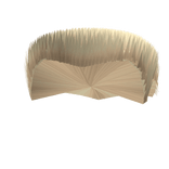 American Cody Platinum Blonde White Slick Hair