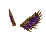 Amethyst Gold Wings