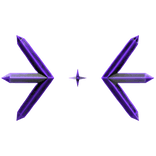 Amethyst Onyx Crystal Wings