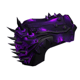 Amethyst Spiky Pauldron Right