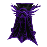 (Amythest) Purple and Black Guardian Cape