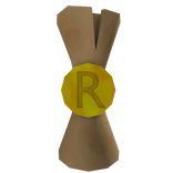 An old scroll . Accessory in hand