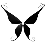 Ancient Fairy Wings (black)