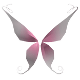 Ancient Fairy Wings (light pink & white)