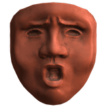 Ancient Greek Theater Shocked Mask