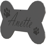 Anette's dog tag