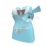 Angel 24 Uniform w/ Blue Apron & Wings